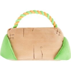 Frisco Halloween "Will Do Tricks For Treats" Sign Plush With Rope Squeaky Dog Toy -Frisco 344172 PT2. AC SS1800 V1657657049