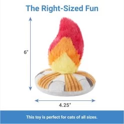 Frisco Fall Campfire Plush Cat Toy With Catnip -Frisco 344178 PT1. AC SS1800 V1660676061