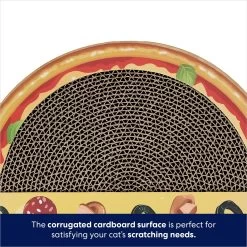 Frisco Interactive Maze & Scratch Cardboard Cat Toy With Catnip, Pizza -Frisco 506154 PT3. AC SS1800 V1671551750