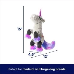 Frisco Halloween Midnight Unicorn Plush Squeaky Dog Toy -Frisco 667958 PT1. AC SS1800 V1689277779