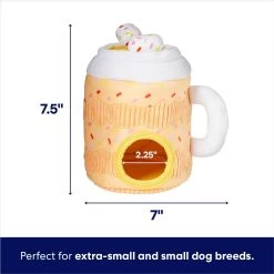 Frisco Halloween Fall Latte Hide & Seek Puzzle Plush Squeaky Dog Toy -Frisco 668326 PT1. AC SS1800 V1689343879