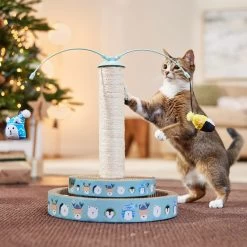 Frisco Holiday Arctic Friends Interactive Scratcher Cat Toy With Catnip -Frisco 740118 PT3. AC SS1800 V1695045711