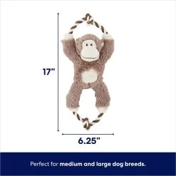 Frisco Fetch Colorful Ball Knot Rope Dog Toy & Frisco Monkey Plush With Rope Squeaky Dog Toy -Frisco 962014 PT5. AC SS1800 V1694784007