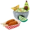 Frisco Corndog Interactive Plush Squeaky Dog Toy & Frisco Guacamole Hide & Seek Puzzle Plush Squeaky Dog Toy