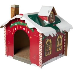 Frisco Holiday Gift Box Cardboard Cat House & Frisco Holiday Santa's Workshop Cardboard Cat House 14 Frisco Holiday Gift Box Cardboard Cat House & Frisco Holiday Santa's Workshop Cardboard Cat House -Frisco 986158 PT5. AC SS1800 V1698257735